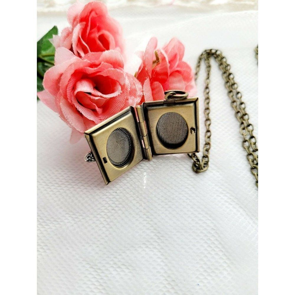 Wedding birthday gift daughter Dragonfly Book Locket Photo Memory Anniversary - Picture 3 of 5